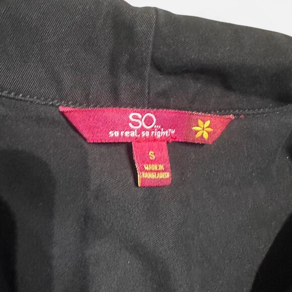 Y2k black cropped blazer - Picture 3 of 7